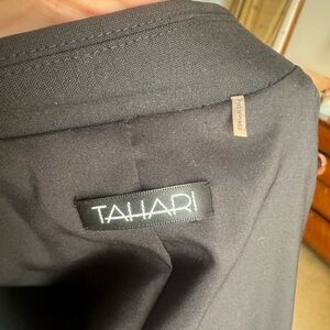 Tahari women’s wool slacks- Tuxedo pants.  Part of closet.